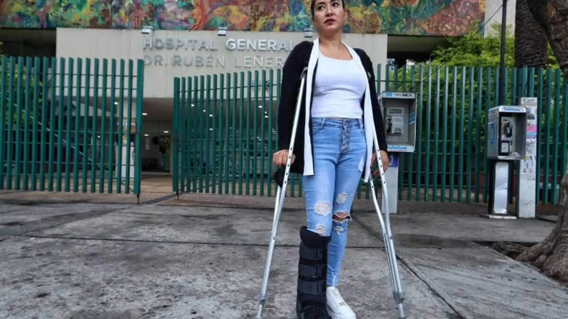 Brenda lucha para que no sea amputado su pie tras sismo 19S